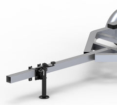 TowKing 1000 lb trailer jack stabilizing a small trailer or boat