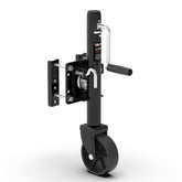 TOWKING 1200 lbs trailer jack with wheel provides stable support for light trailers.