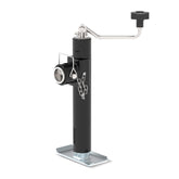 TowKing 5000 lbs lift with weld-on pipe mount for sturdy trailer support.