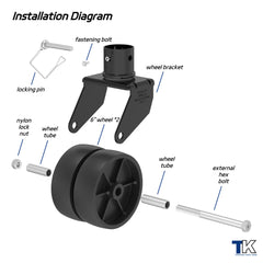 TowKING black finish adds a professional look while withstanding outdoor exposure.