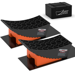 TowKing Camper Leveler System with 4.3-inch lift for precise leveling on uneven ground.