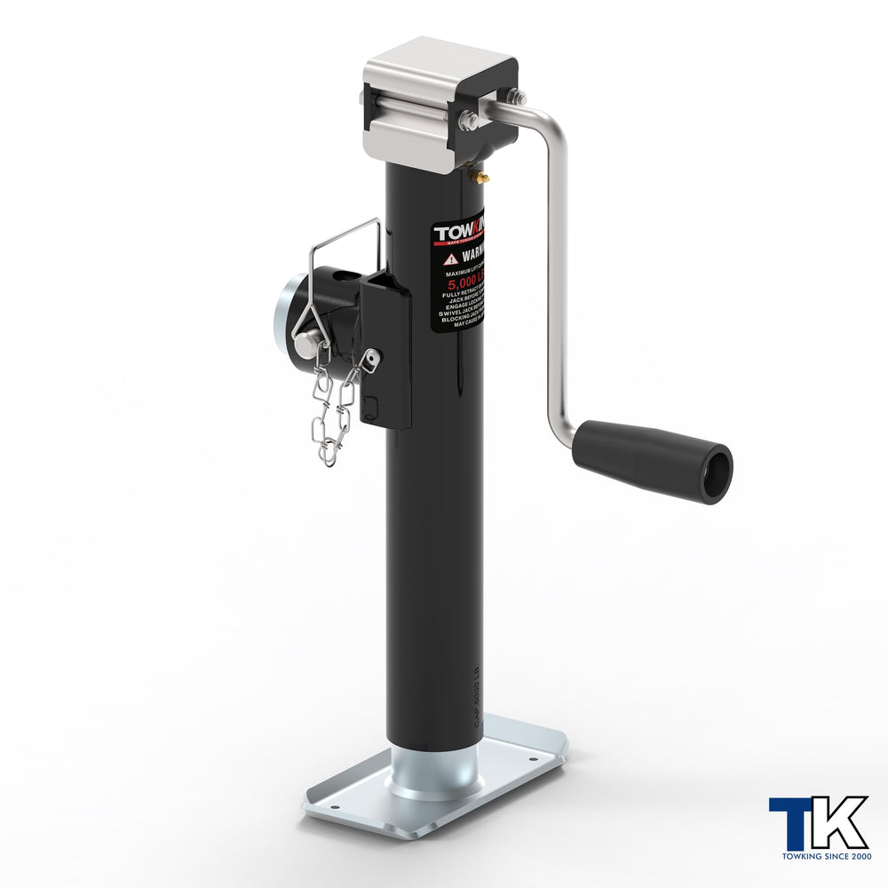 TowKing 21.3-inch extended height helps reach higher trailers safely.