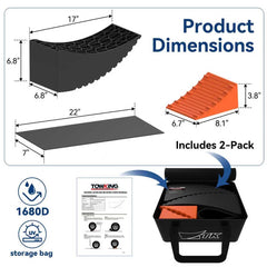 Towking heavy-duty levelers supporting up to 35,000 lbs for large RVs and dual-axle rigs.