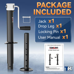 TowKing ideal for boats RVs and large trailers during hitching and leveling