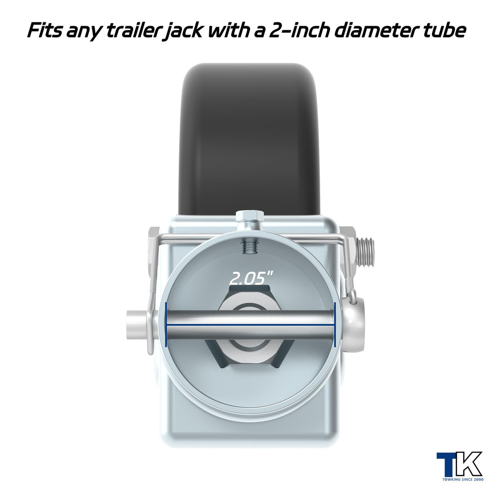 Towking silver trailer jack replacement adds a practical upgrade to your rig.