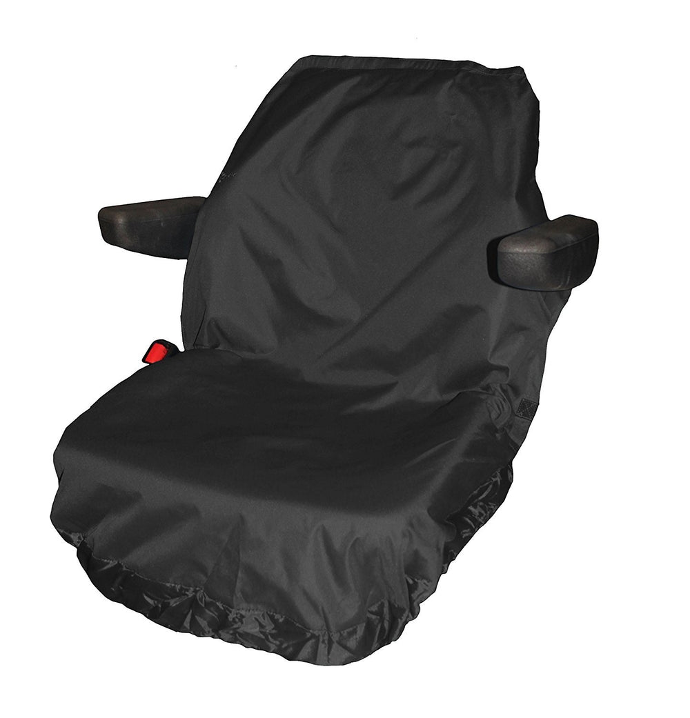 Town & Country Tractor Large Seat Cover in black protects heavy tractor seats from wear and moisture.