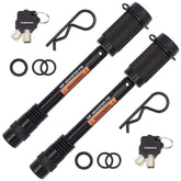 TowWorks 79832 extra-long locking pin secured in a hitch setup for added security