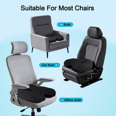 TOYALI portable cushion ideal for travel, gaming, or extended sit.