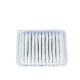 Toyota Genuine 17801-0T030 air filter, front view, OEM fit and filtration credibility.