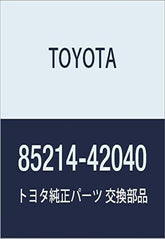 Toyota Genuine 85214-42040 wiper blade front view improves rain visibility.