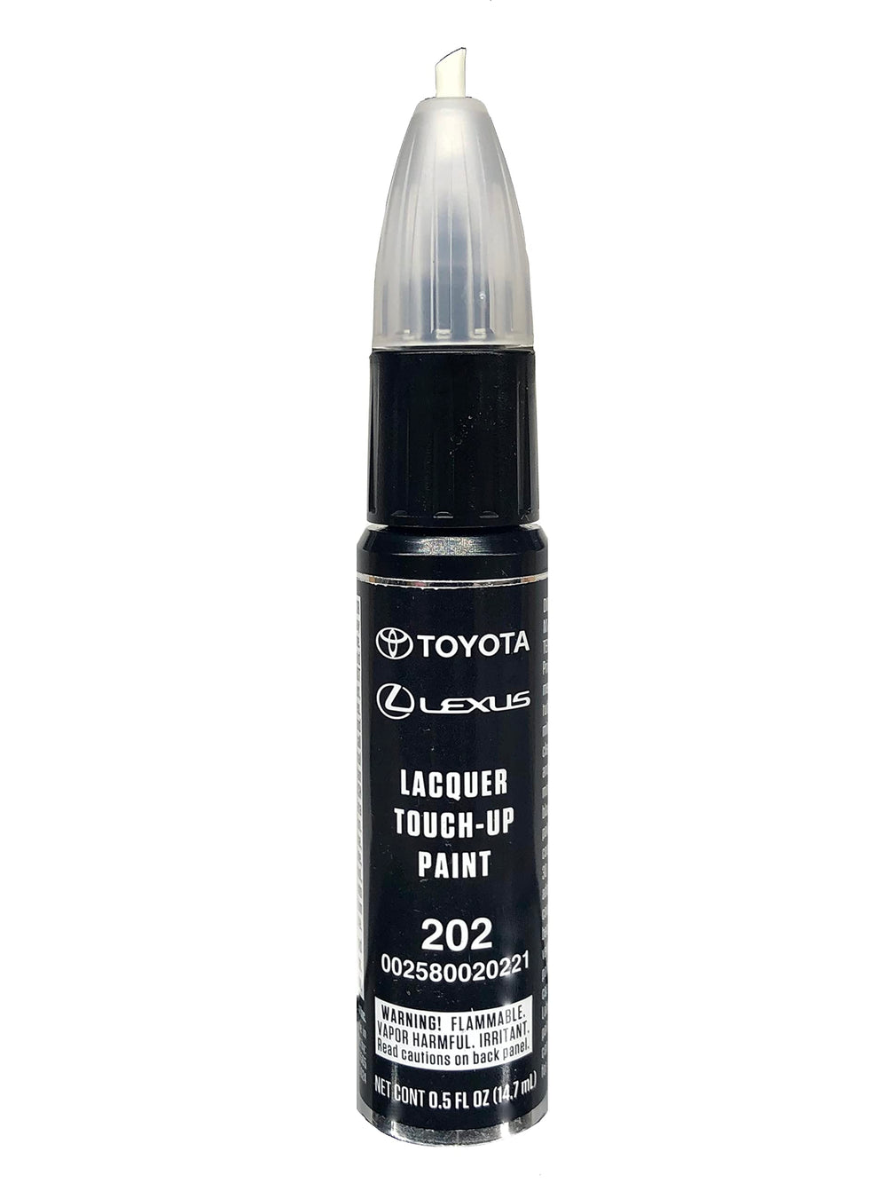 Toyota Genuine touch-up paint in Black Onyx for small scratches and chips