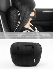 Color-matched TPARTS pillow blends with Tesla cabin for a cohesive look and feel.