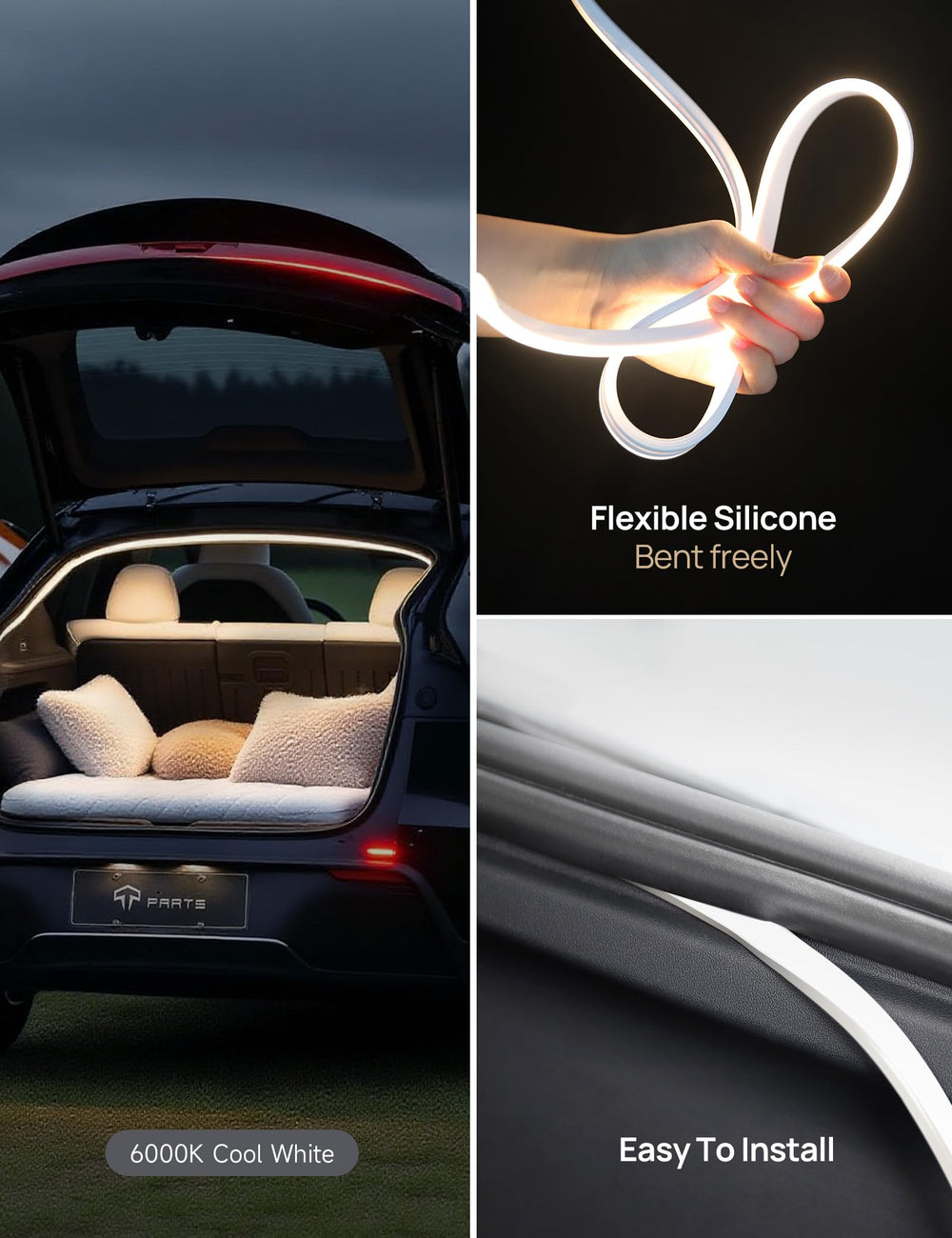 TPARTS energy-efficient design minimizes power use while illuminating trunk