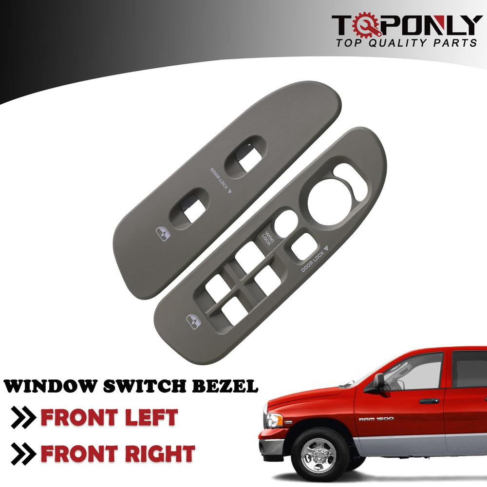 TQPONLY front passenger-side bezel for Dodge Ram, enhances interior fit and durability