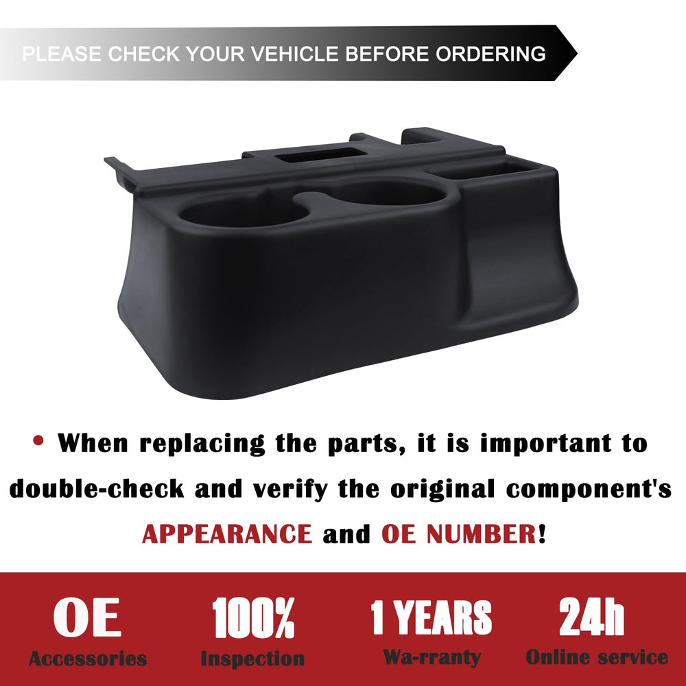 TQPONLY cup holder shown being easily installed into the armrest.