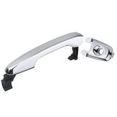 TQPONLY exterior door handle front-left with keyhole for Ford Explorer Edge provides secure entry.