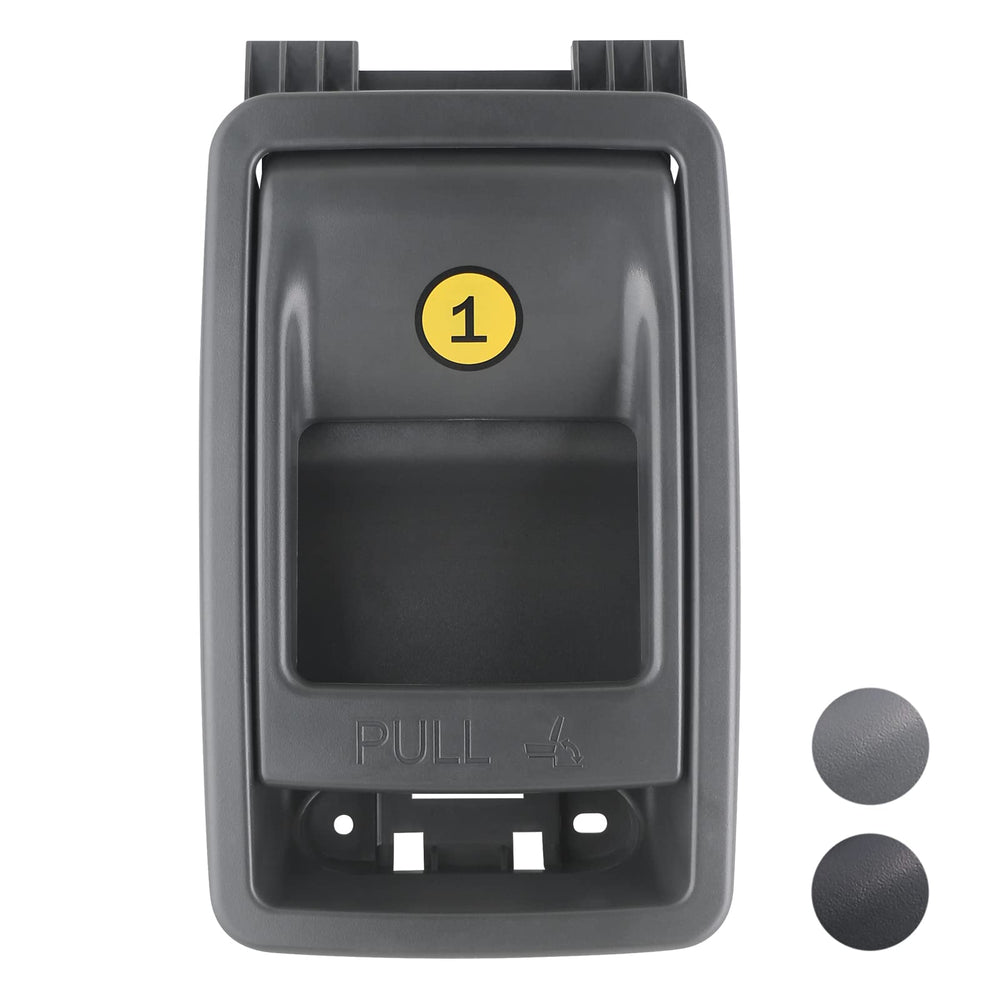 TQPONLY folding seat latch release handle gray left for Toyota Sienna