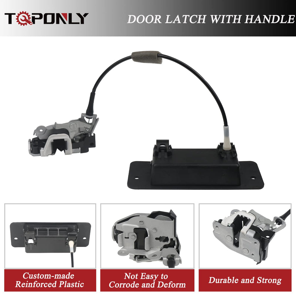 TQPONLY Ford E-Series rear door latch for left-side installation.