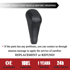 TQPONLY gear shift knob side view shows compact ergonomic design