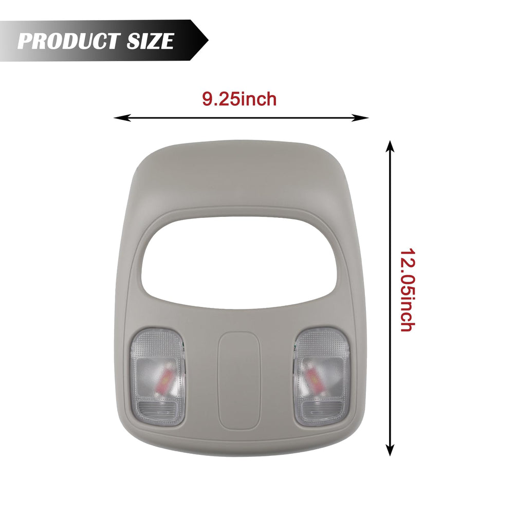 TQPONLY LED bulbs included enable immediate use in Ram overhead map lighting.
