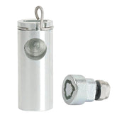 TQPONLY spare tire lock assembly front view for enhanced anti-theft protection.