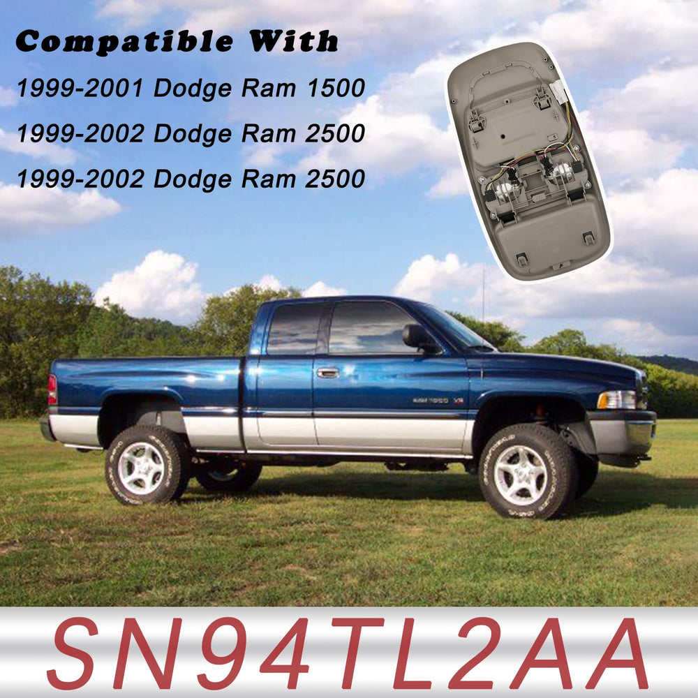 TQPONLY sunglasses holder door adds convenient storage in Ram cab.