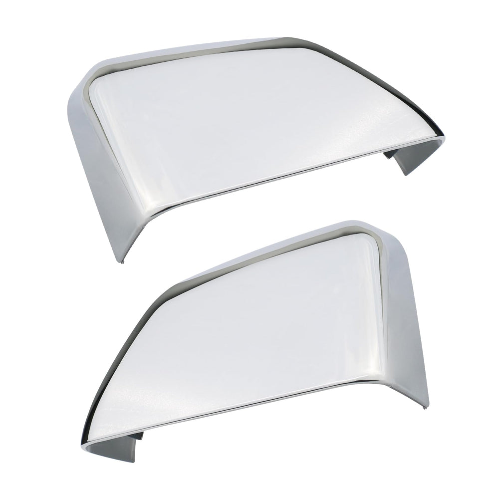 TQPONLY tow mirror chrome cover left-side shows durable fit and sleek style.