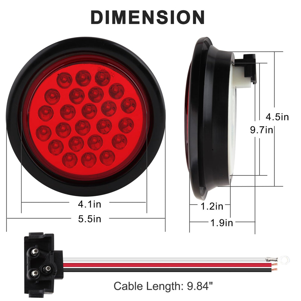 Traberm 12V DC input wiring compatible with trucks and RVs.