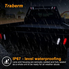 Traberm 3-prong wiring enables quick connection to ground and power.