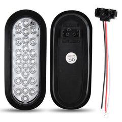 Traberm oval light includes grommets for easy surface mounting.