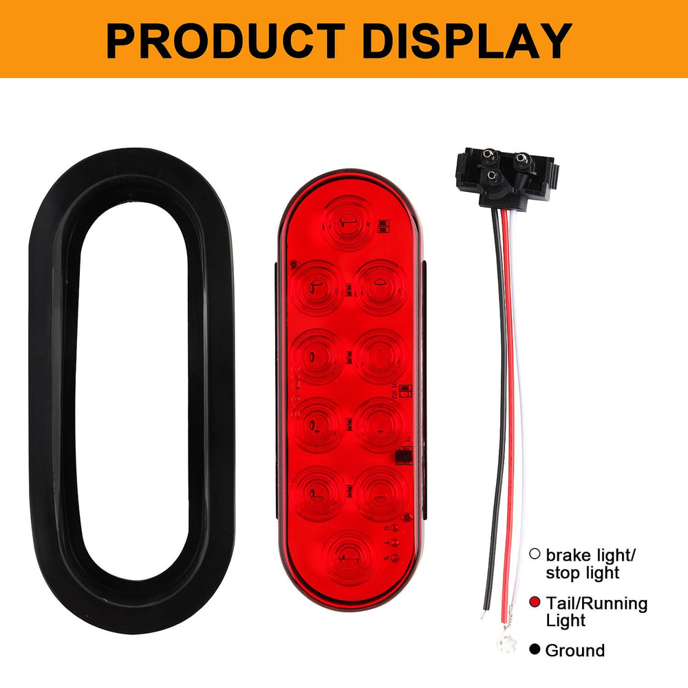Traberm rubber grommet installation shows flush mounting for tidy trailer lighting.
