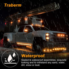 Traberm sealed 2-inch marker light provides durable lighting for trucks and trailers.