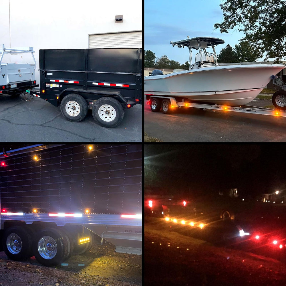 Traberm marker light system suitable for trucks and RVs with enhanced visibility.