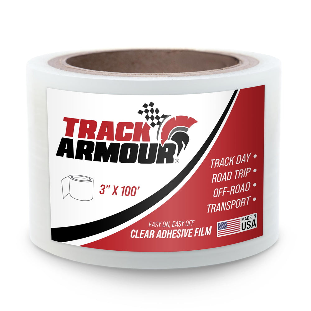 Track Armour hood protection film shields against chips and debris.