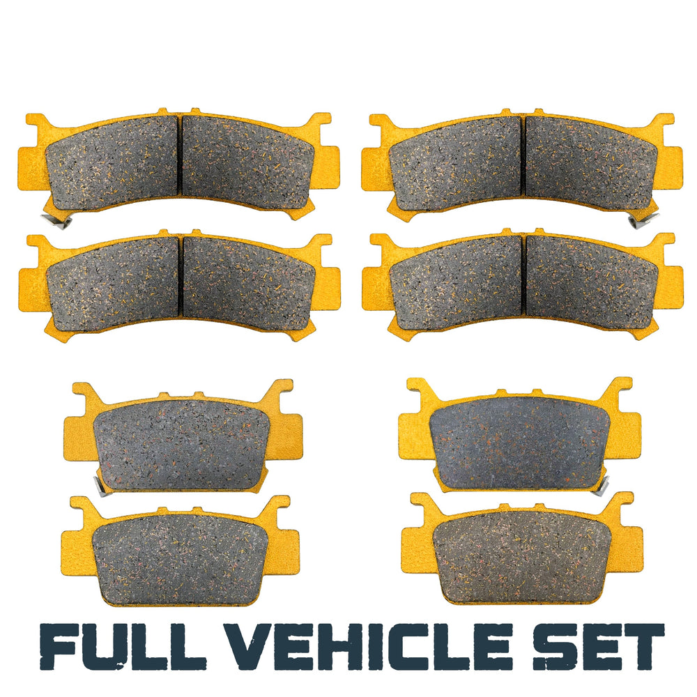 Traild direct-fit brake pads shown for easy installation with no modification.