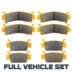Traild ceramic pads resist heat for steady braking performance.