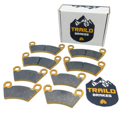 Traild Polaris Ranger front ceramic brake pads ready for confident stopping.