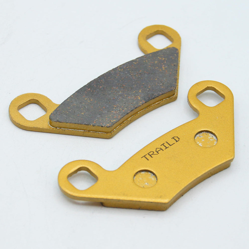 Traild Polaris Sportsman 550 rear brake pad rotor-friendly design