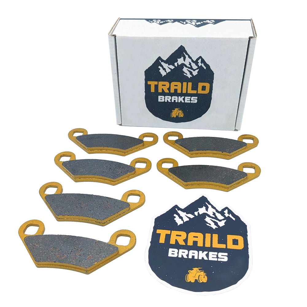 Traild front brake pad set for Polaris Sportsman delivers strong stopping power