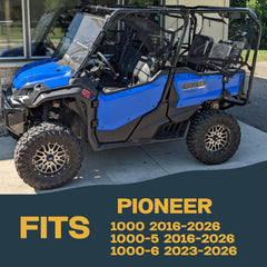 Traild rear brake pad set for Honda Pioneer 1000 reduces noise while maintaining consistent stopping power.