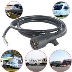 TrailesHom commercial-grade 7-pin connector ensures reliability on the road.