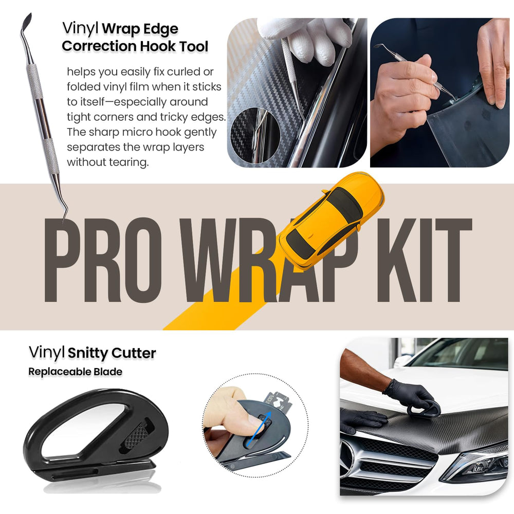 Trayclicks vinyl wrap gloves protect surfaces while smoothing with precision