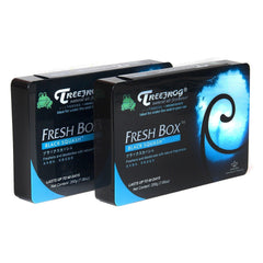 Treefrog Xtreme Fresh Air Squash bottle demonstrates long-lasting auto fragrance.