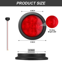 Treela 10 LED trailer marker light enhances visibility at night and dusk