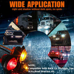 Treela versatile vehicle applications, side marker lights for trucks and trailers.