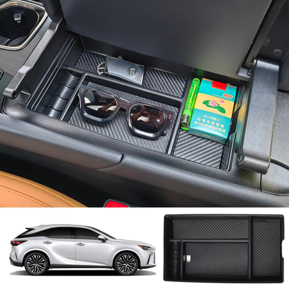 Treesiche center console organizer fits Lexus RX 2023–2026, reducing clutter and keeping essentials within reach.