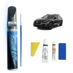 Treesiche magnetite gray metallic touch-up paint for Subaru color match, easy DIY repair.