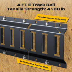 Trekassy 12ft ratchet straps securely fasten cargo during transport