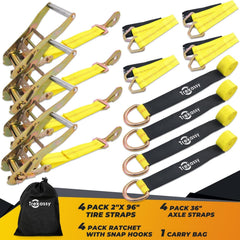 Trekassy UV-coated heavy-duty strap resists sun and wear on road trips