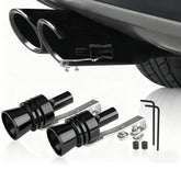TrekaYumo turbo whistle on exhaust pipe 2-pack adds a bold, sporty sound.
